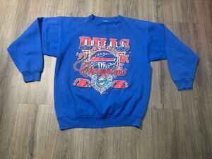 Vintage Buffalo Bills '93 AFC Champions Crewneck Sweatshirt